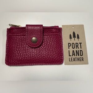Portland Leather Sabrina Wallet in Cosmo